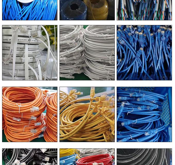 1m 5m 10m UTP FTP Shield Cat5 Cat5e Cat6 Ca6a Cat7 RJ45 Flat Ethernet Patch Network Lan Cable para el router 2