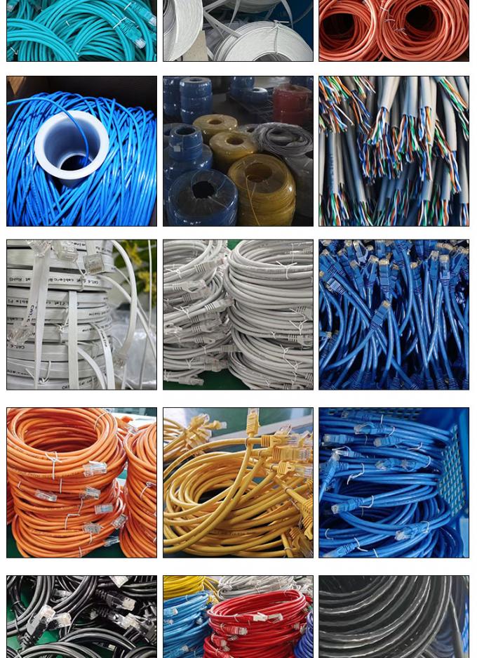Multicolor 1m 5m 10m UTP FTP STP SFTP Shield Cat5 Cat5e Cat6 Ca6a Cat7 RJ45 Cable de parche de red Ethernet Lan 1