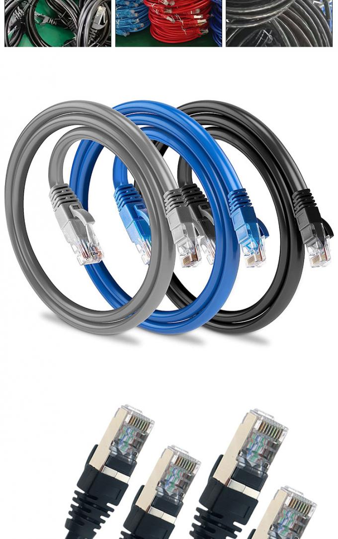 Multicolor 1m 5m 10m UTP FTP STP SFTP Shield Cat5 Cat5e Cat6 Ca6a Cat7 RJ45 Cable de parche de red Ethernet Lan 2