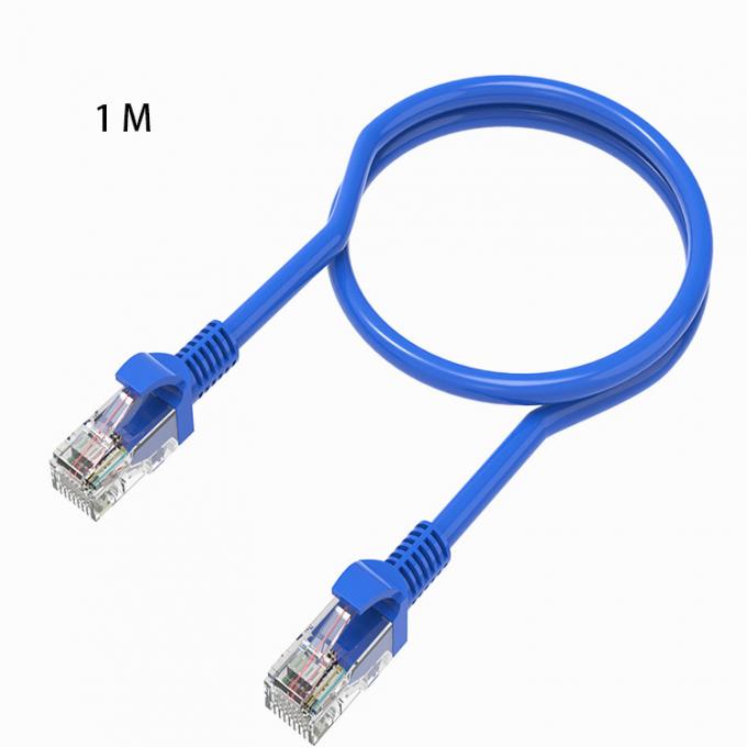 Personalización 1m 5m 10m 30m Cat5 Cat5e Cat6 Cat7 STP UTP RJ45 Cordón de parche Lan Ethernet Cable de red 6