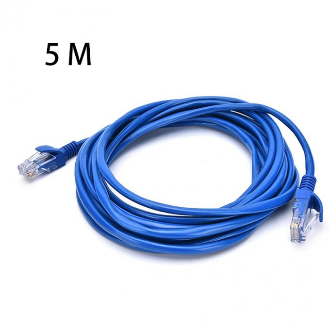 Personalización 1m 5m 10m 30m Cat5 Cat5e Cat6 Cat7 STP UTP RJ45 Cordón de parche Lan Ethernet Cable de red 7