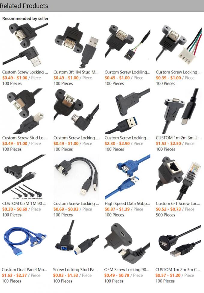 Cable de extensión de impresora USB 3.0 de tipo B 0