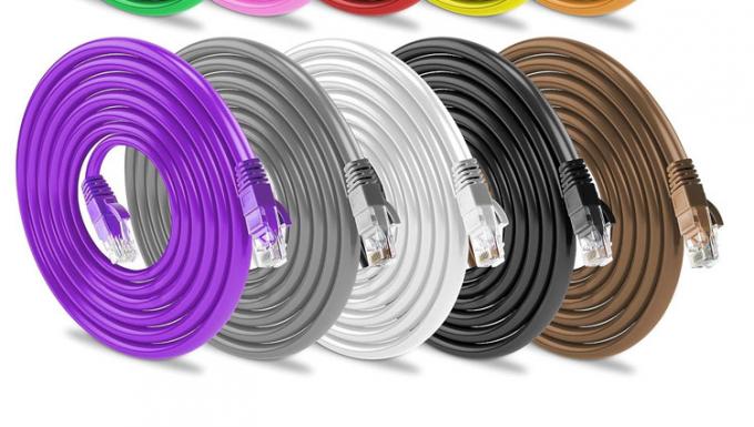 OEM de alta calidad Pure Cooper Shield FTP UTP STP SFTP Cat5 Cat5e Cat6 Cat6a Cat7 Cat8 RJ45 Ethernet Patch Lan Cable de red 8
