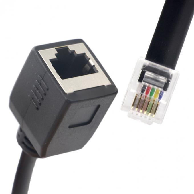 OEM Conector macho a hembra Cat5 Cat6 Cat7 8P8C Cable de extensión de parche de red Ethernet RJ45 0