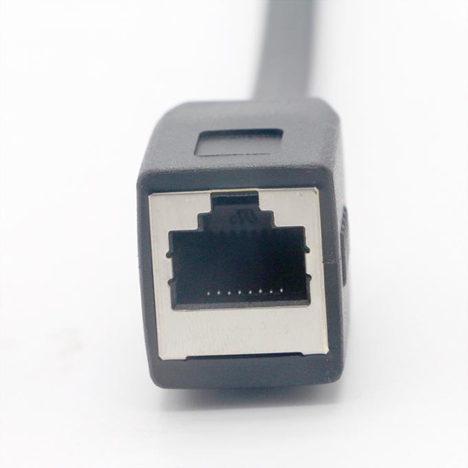 OEM Conector macho a hembra Cat5 Cat6 Cat7 8P8C Cable de extensión de parche de red Ethernet RJ45 1