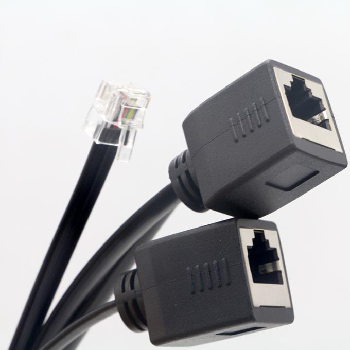 OEM Conector macho a hembra Cat5 Cat6 Cat7 8P8C Cable de extensión de parche de red Ethernet RJ45 3