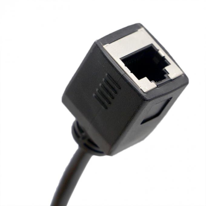 DB9 Femenino RS232 de serie a RJ45 Femenino de conexión por cable 1