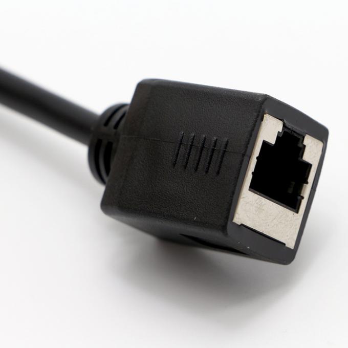 Cable de red Ethernet LAN de conexión femenina a femenina RJ45 8P8C 1