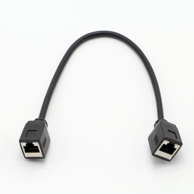 Cable de red Ethernet LAN de conexión femenina a femenina RJ45 8P8C 4
