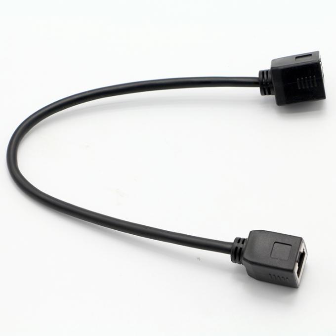 Cable de red Ethernet LAN de conexión femenina a femenina RJ45 8P8C 5