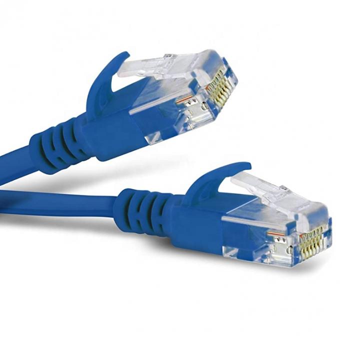 UTP STP Industrial Cat5 Cat5e Cat6 Cat7 Flat RJ45 Cordón de parche de red Lan Ethernet Cable de extensión para el enrutador 3