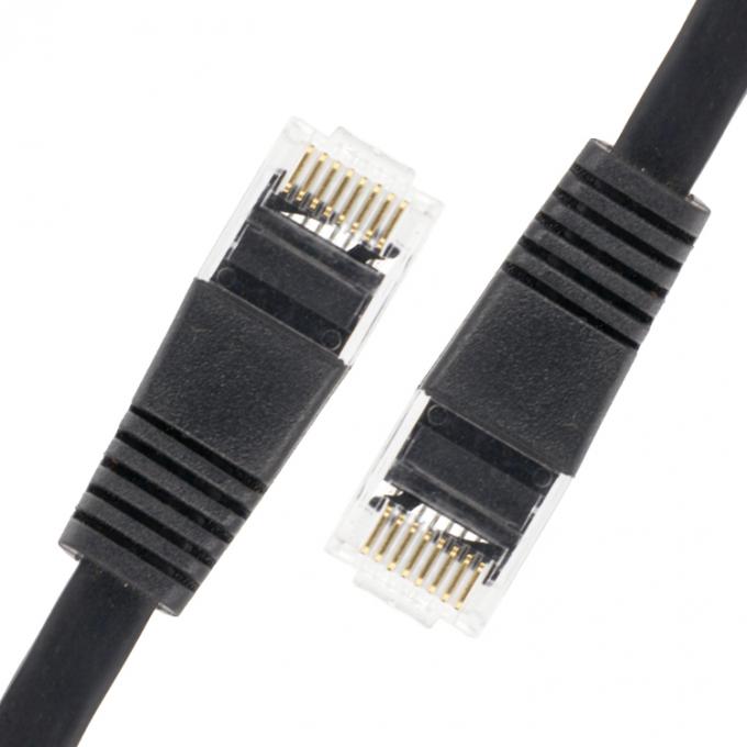 STP UTP Industrial Cat5 Cat5e Cat6 Cat7 Cat8 Flat RJ45 Cordón de parche de red Ethernet de extensión de cable LAN 0