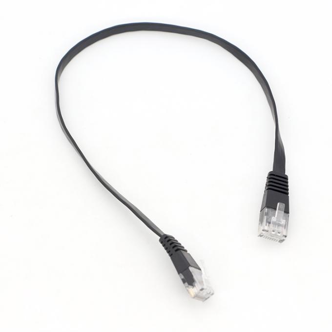 STP UTP Industrial Cat5 Cat5e Cat6 Cat7 Cat8 Flat RJ45 Cordón de parche de red Ethernet de extensión de cable LAN 2