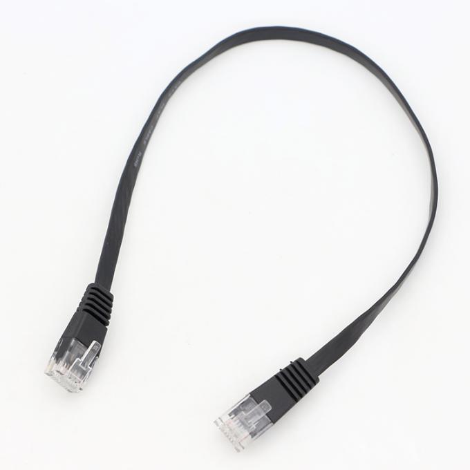 STP UTP Industrial Cat5 Cat5e Cat6 Cat7 Cat8 Flat RJ45 Cordón de parche de red Ethernet de extensión de cable LAN 3