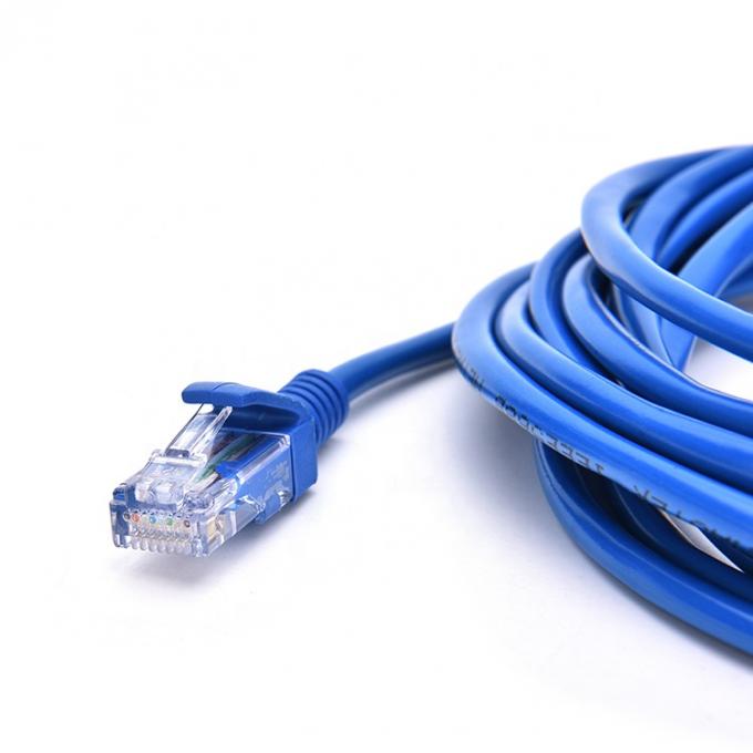 Personalización 1m 5m 10m 30m Cat5 Cat5e Cat6 Cat7 STP UTP RJ45 Cordón de parche Lan Ethernet Cable de red 2