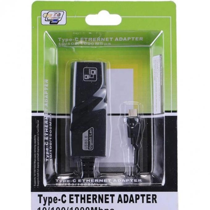 Alta compatibilidad USB 3.1 Tipo C macho a Gigabit RJ45 Ethernet Adaptador de red LAN para computadora portátil 5
