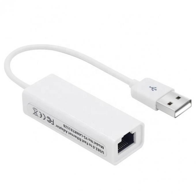 Plug and Play RTL8152B 100M Gigabit USB a RJ45 Ethernet Lan Adaptador de red para computadora portátil 2