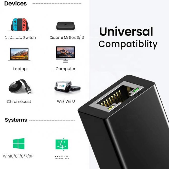 Plug and Play 1000Mbps USB 3.0 a Gigabit RJ45 Ethernet Adaptador de red LAN para computadora portátil 1