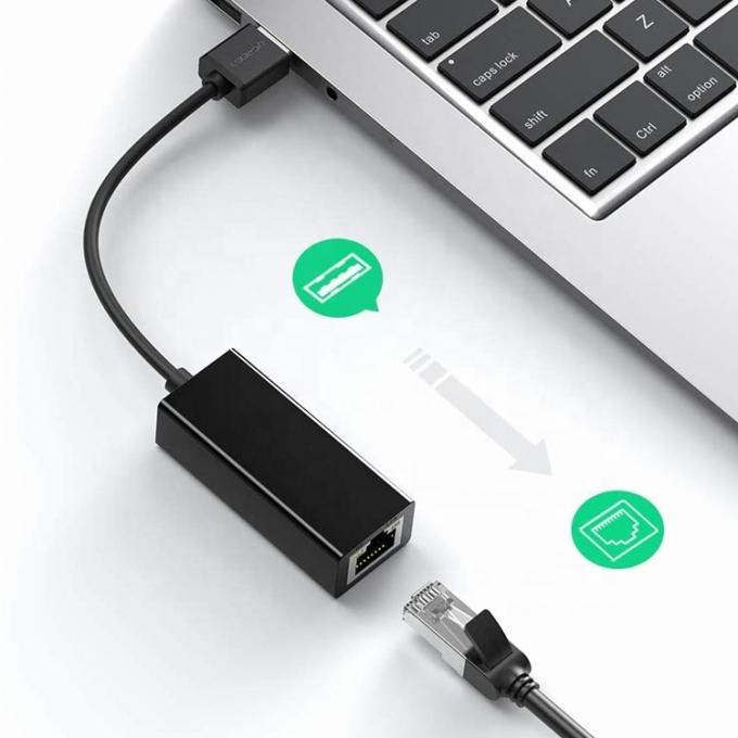 Plug and Play 1000Mbps USB 3.0 a Gigabit RJ45 Ethernet Adaptador de red LAN para computadora portátil 3