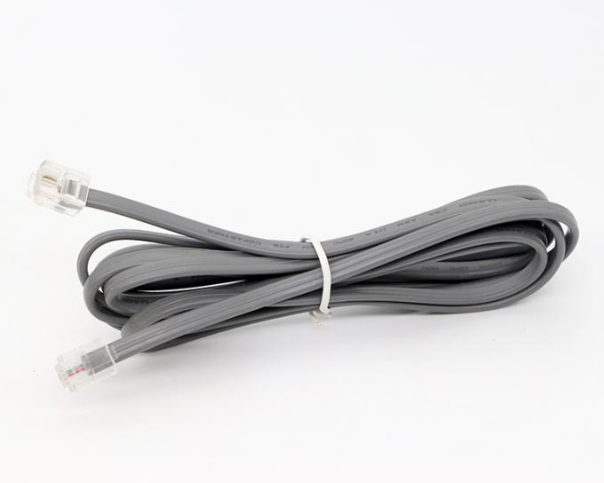 Cable telefónico RJ11 a RJ11 6P2C de intercomunicación ADSI 4