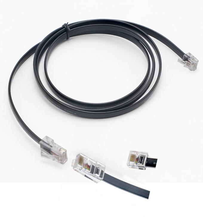 Cable telefónico de módem Wan RJ45 8P8C a DSL RJ11 6P4C 0