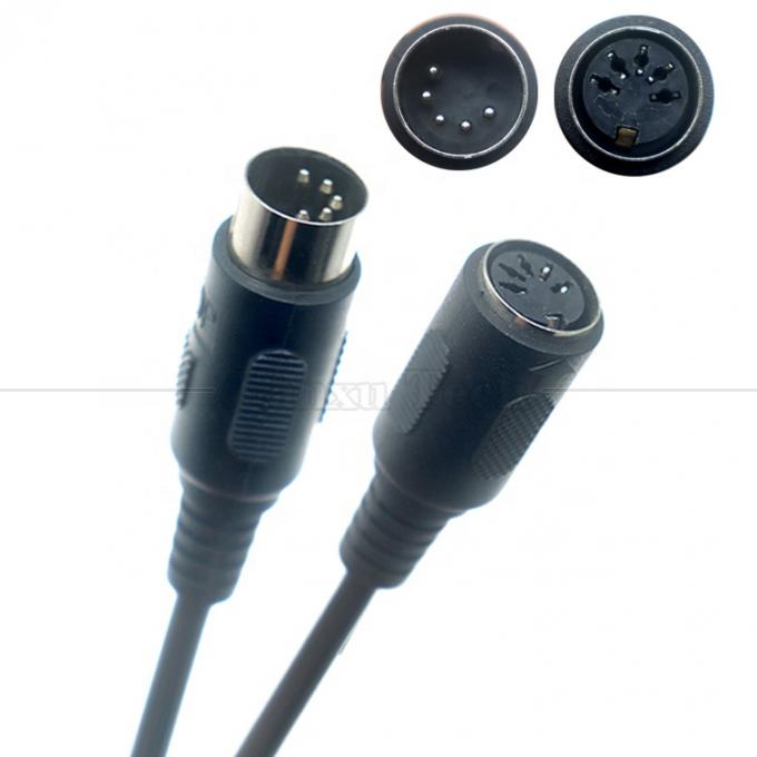 1M 3M 5M de alta calidad de hombre a mujer MIDI 5 PIN DIN Cable de extensión para guitarra de teclado de audio 2