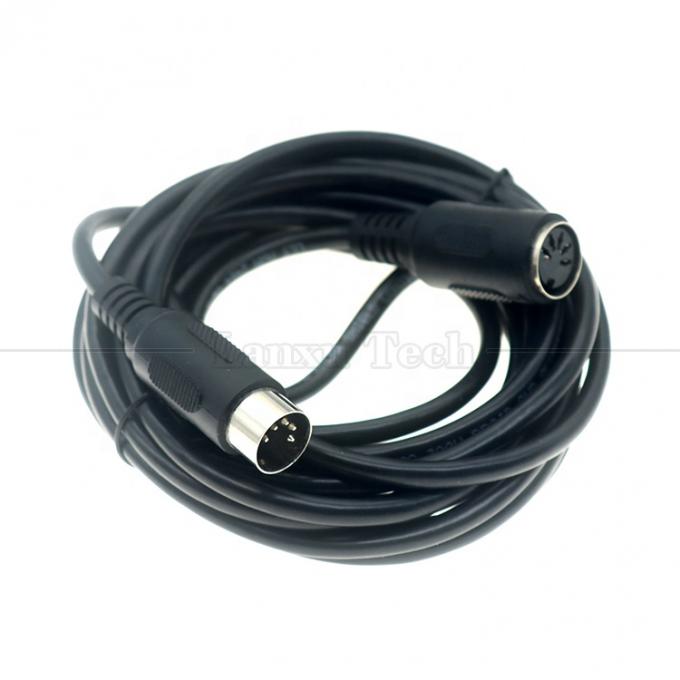1M 3M 5M de alta calidad de hombre a mujer MIDI 5 PIN DIN Cable de extensión para guitarra de teclado de audio 4