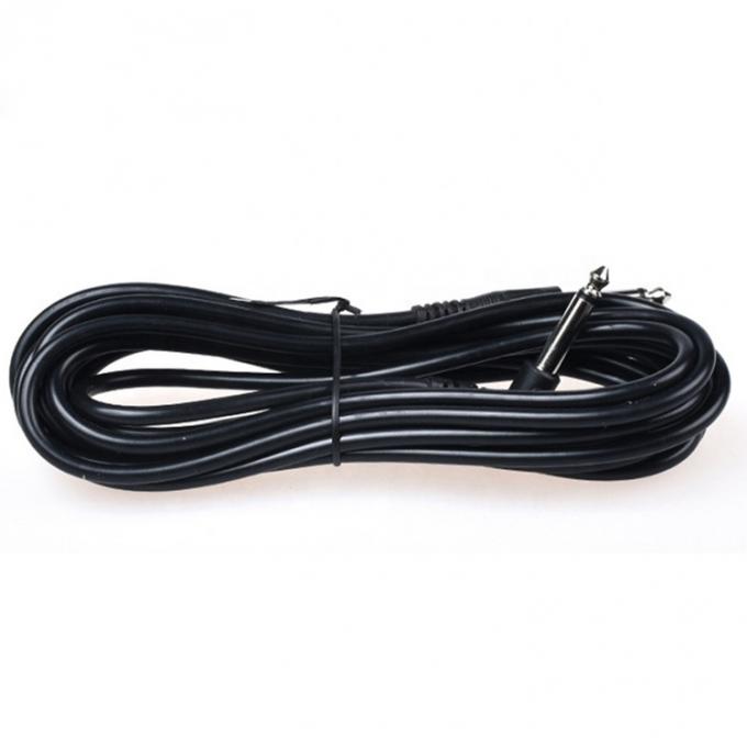 1M 3M 5M Durable Ángulo de 90 grados a recta 6.35mm 1/4 TS Jack Instrument Patch Guitar Cable 2