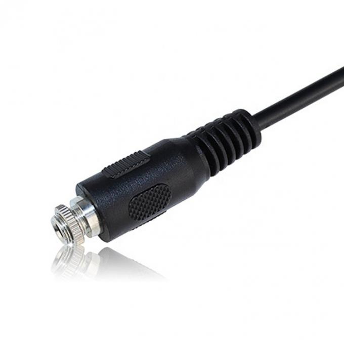 Torsión de macho a hembra 3,5 mm 3 polos TRS cable de conexión de audio 2