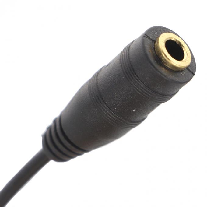 1 Hombre a 2 Mujeres Dividido 3.5mm Jack estéreo auriculares de audio y cable de división 1