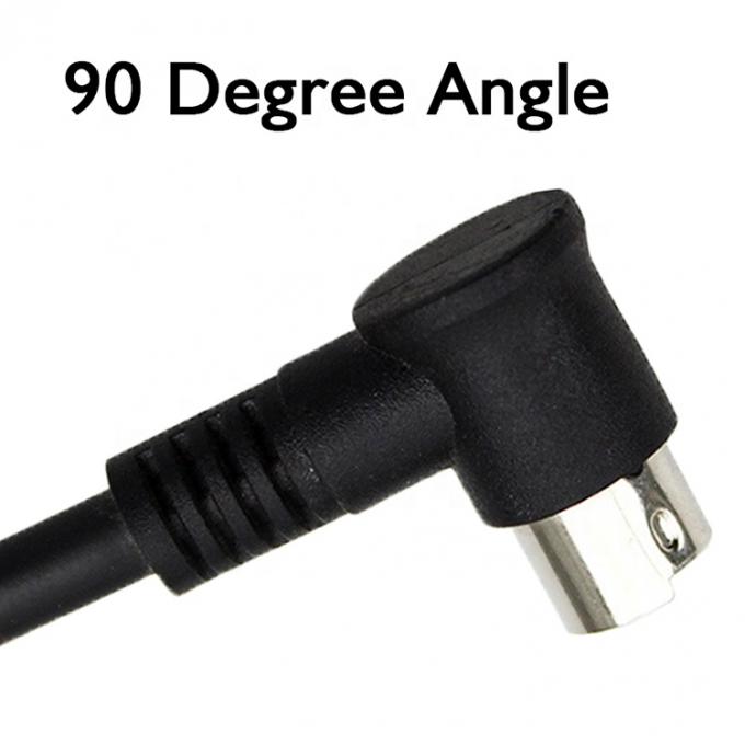 1M 2M 3M Shield 90 grados ángulo recto S Video de hombre a hombre 7 pines Mini Din cable de extensión 1