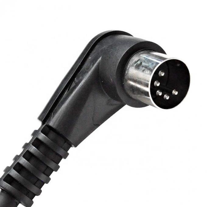 CULTURA de fábrica escudo ángulo derecho macho a macho 5 pin Din conector Midi cable 2