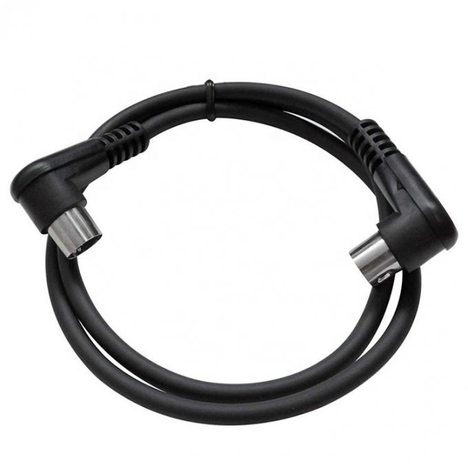 CULTURA de fábrica escudo ángulo derecho macho a macho 5 pin Din conector Midi cable 1