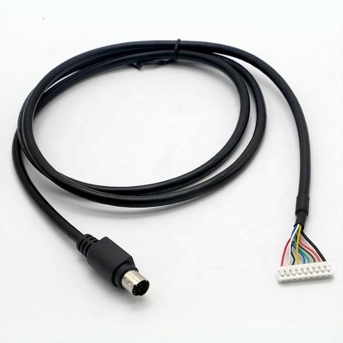 CUSTOM S Video 8 PIN Mini DIN a 9 PIN JST Conector de PC el cable del controlador del motor 0