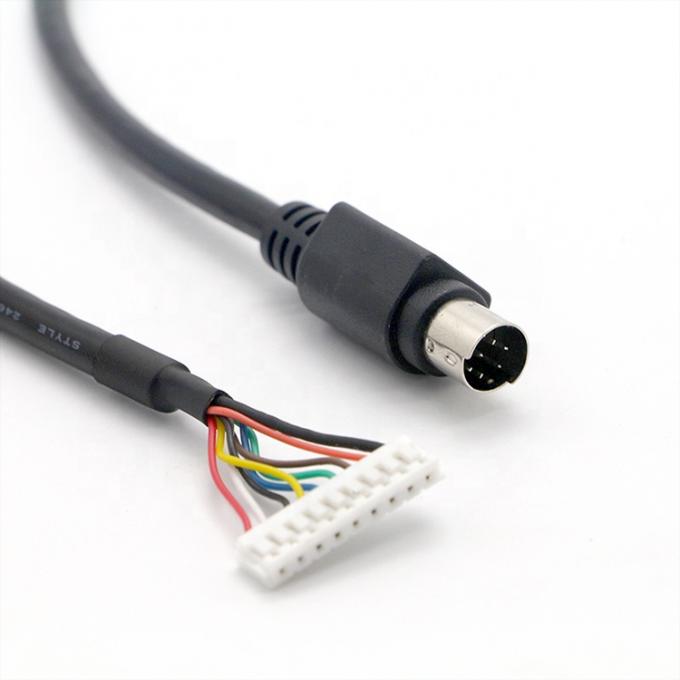CUSTOM S Video 8 PIN Mini DIN a 9 PIN JST Conector de PC el cable del controlador del motor 1