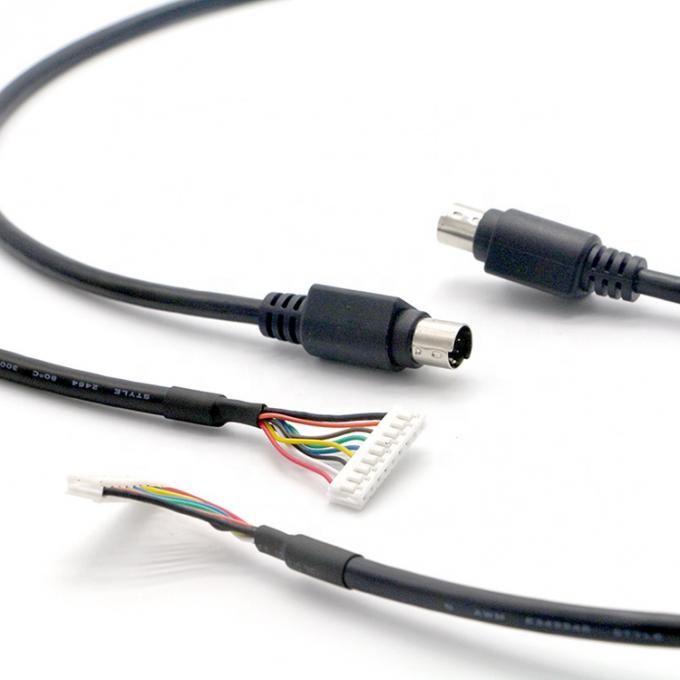 CUSTOM S Video 8 PIN Mini DIN a 9 PIN JST Conector de PC el cable del controlador del motor 2