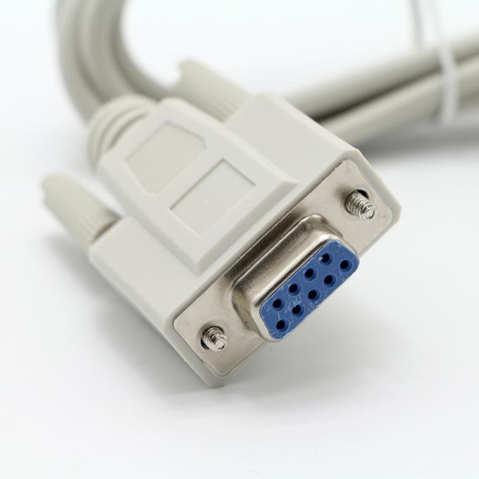 OEM Shield Hombre a Mujer DB9 RS232 9 Pin Directo a través del cable de datos serie de extensión 1