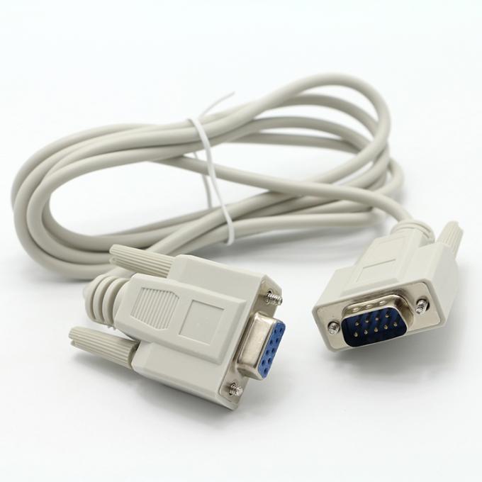 OEM Shield Hombre a Mujer DB9 RS232 9 Pin Directo a través del cable de datos serie de extensión 0