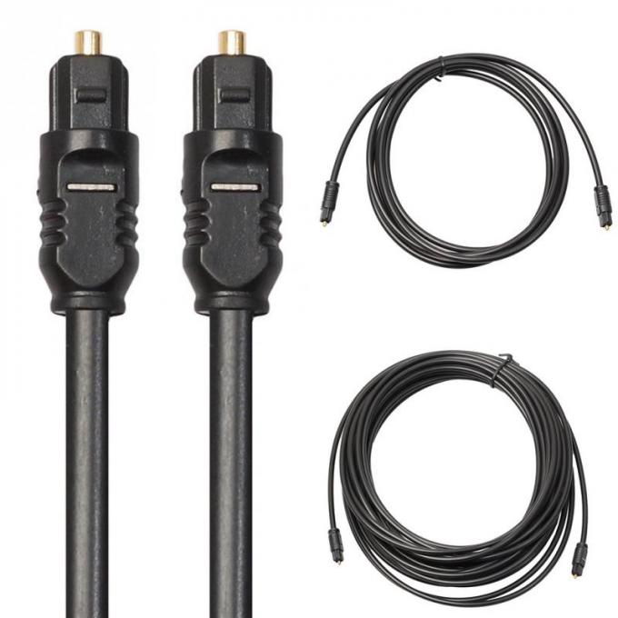 Cables de audio ópticos digitales de alta calidad de 1M 2M 3M 5M de fibra óptica 0