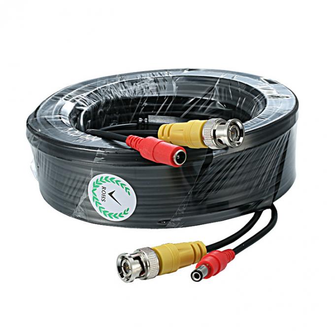 CUSTOM 5M 10M 20M Hombre Mujer Asamblea de seguridad RG59 Video BNC DC Power SDI Cable de cámara de CCTV 0