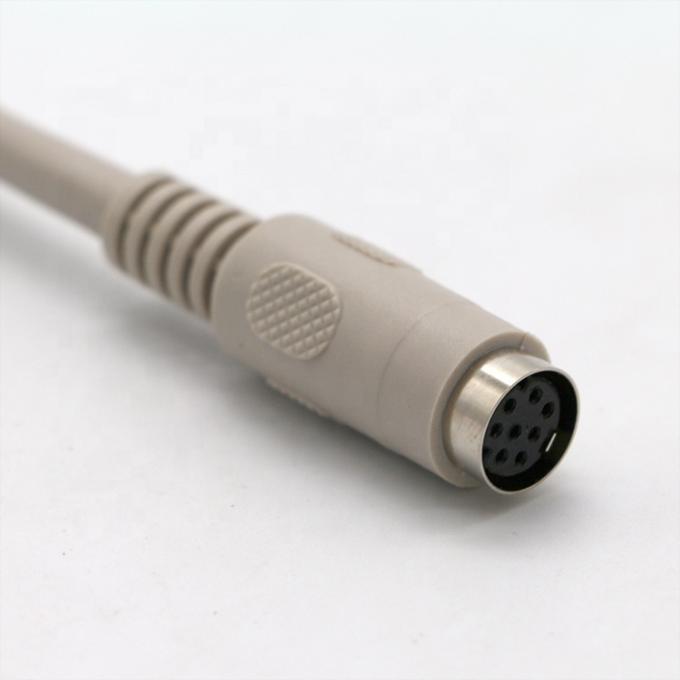 0.2M 0.5M 1M 2M 3M 5M 8 PIN Mini Din Femenino para el cable de extensión RJ45 1