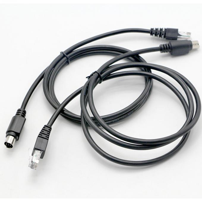 Cable de conector RJ45 de hombre a hombre a 8 pines 4