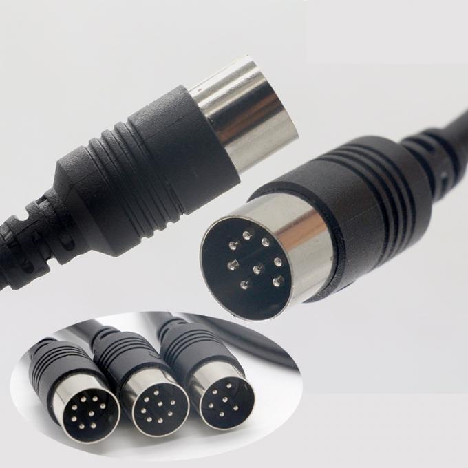 OEM Factory S Video Audio Shield Hombre a Hombre Mujer 3 4 5 6 7 8 9 10 13 PIN MIDI DIN Cable de extensión 2
