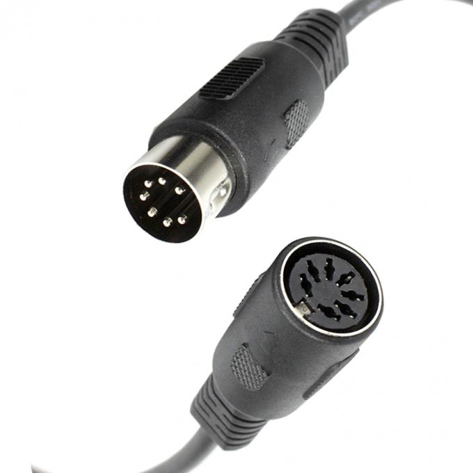 OEM Factory S Video Audio Shield Hombre a Hombre Mujer 3 4 5 6 7 8 9 10 13 PIN MIDI DIN Cable de extensión 3