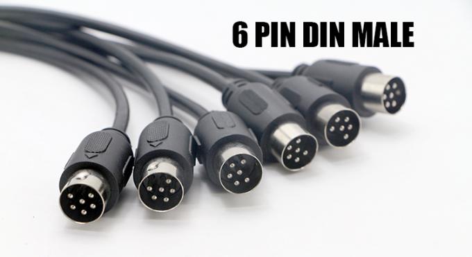 OEM Factory S Video Audio Shield Hombre a Hombre Mujer 3 4 5 6 7 8 9 10 13 PIN MIDI DIN Cable de extensión 5