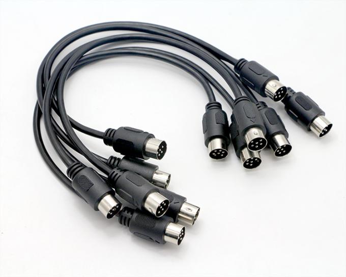 OEM Factory S Video Audio Shield Hombre a Hombre Mujer 3 4 5 6 7 8 9 10 13 PIN MIDI DIN Cable de extensión 6