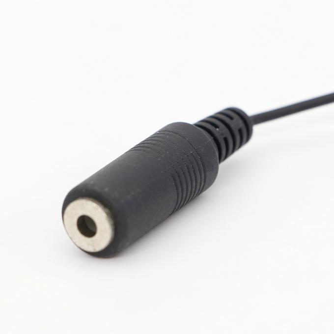 CUSTOM 3.5mm Jack 1 hombre a 2 mujeres Y Splitter auricular Jack Mic PC Audio TRS Splitter Cable 3