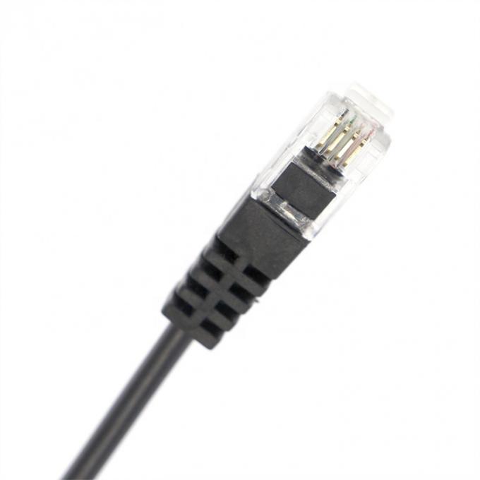 OEM RJ9 RJ10 a Mujer 3.5mm CTIA Plug Audio Jack Adaptador de auriculares Cable para teléfono 3