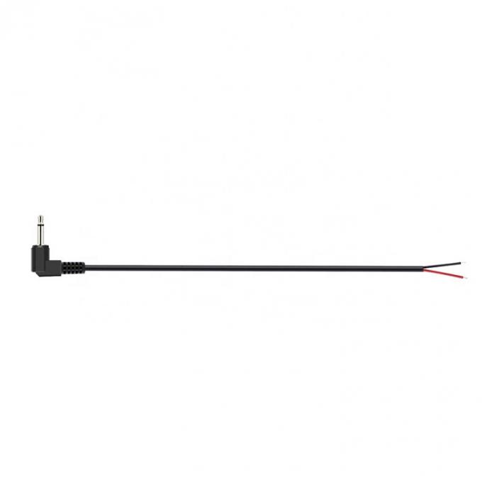Ángulo recto de 90 grados 2 polos TS 3.5mm Jack de audio estéreo a cola de cerdo despojado Cables de extremo de alambre desnudo enlatado 3