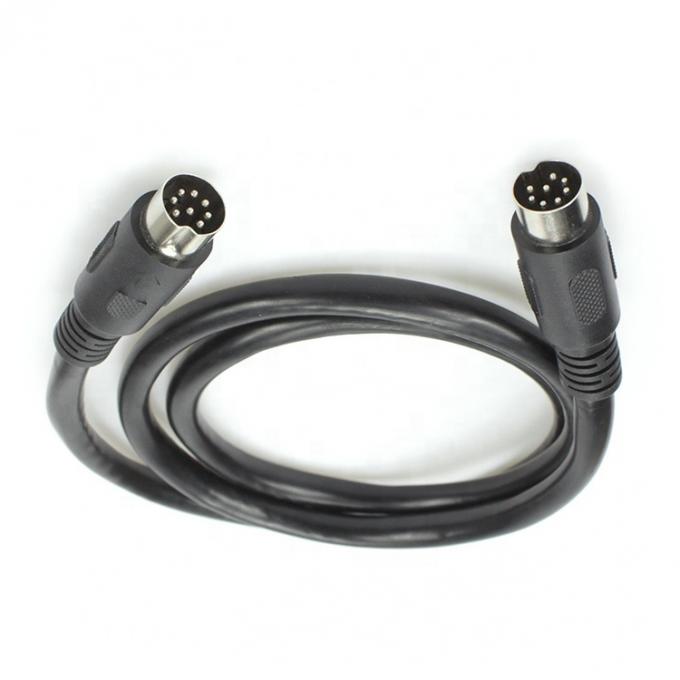 Cable de 8 pines grande de macho a macho completamente conectado y blindado 0